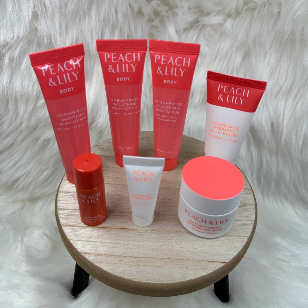Peach & Lily Glass Skin Full Set Skincare - travel size